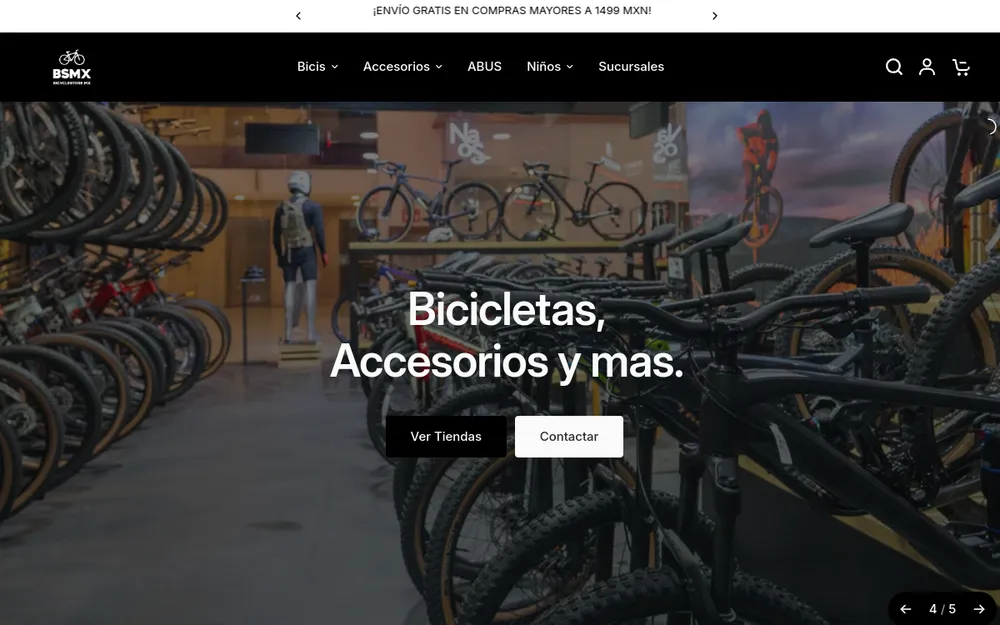Portada de la tienda Bicycle Store