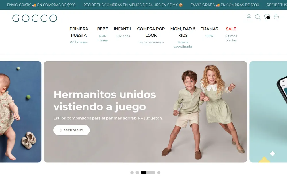 Portada de la tienda Gocco México