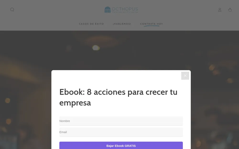 Portada de la tienda Octhopus