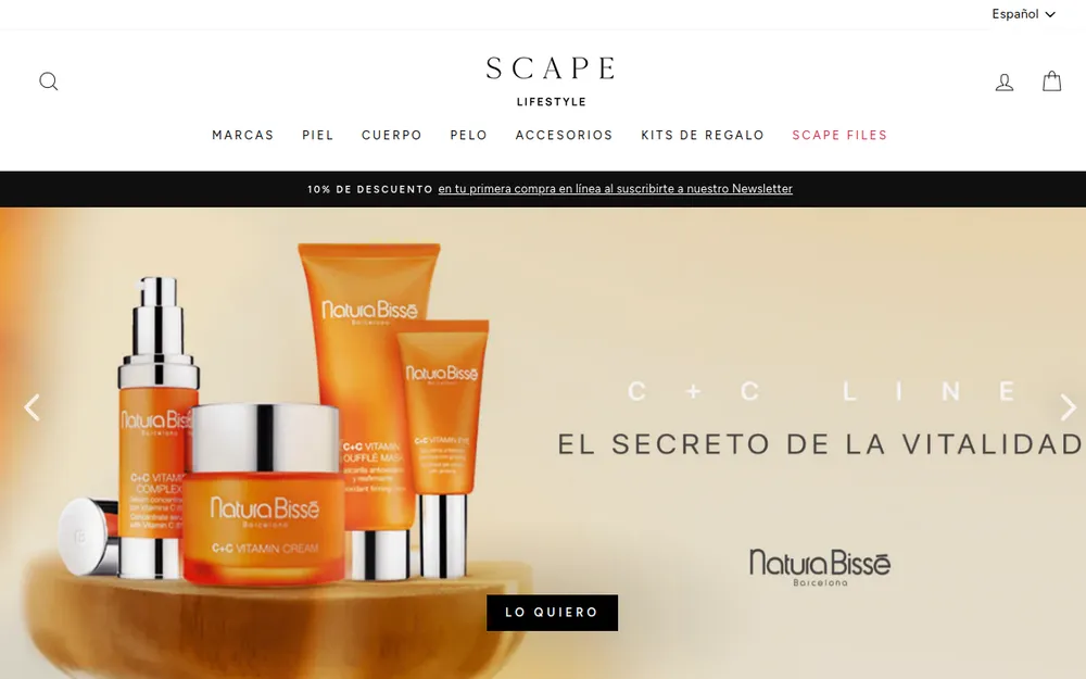 Portada de la tienda Scape Lifestyle