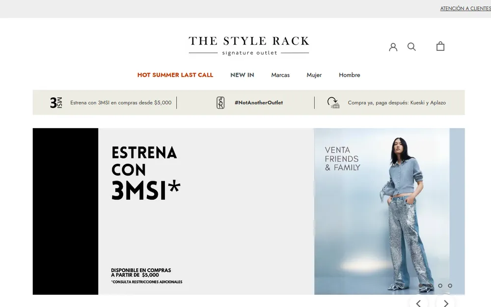 Portada de la tienda The Style Rack