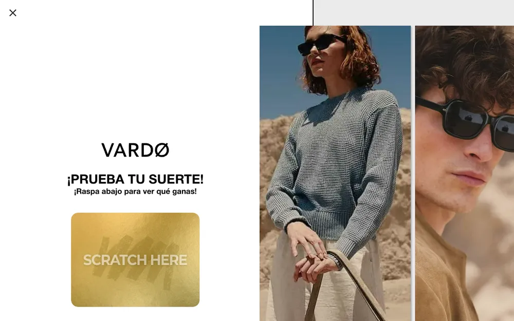 Portada de la tienda Vardo